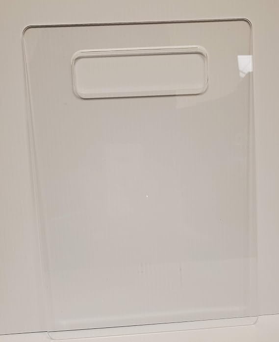 SIBE-R Plastic Supply Shirt Folding Board Acrylic 1/8" Thick Laundry Folds Plate Organization Pick Your Size and Color (Clear, 8"W x 10"H)