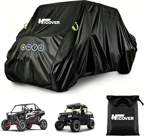 600D UTV Cover Heavy Duty All Weather Protection UTV Cover 2 Seater