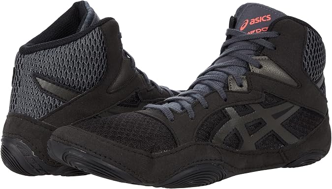 ASICS Snapdown 3 Wrestling Shoe Black/Gunmetal 5.5 EE - Wide