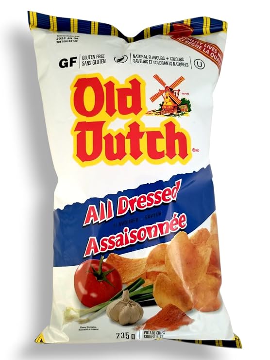 Old Dutch All Dressed Potato Chips, 235g/8.3 oz