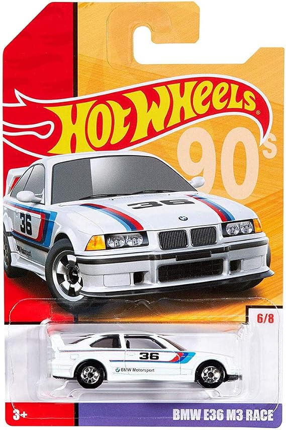 Hot Wheels BMW E36 M3 Race 6/8, White