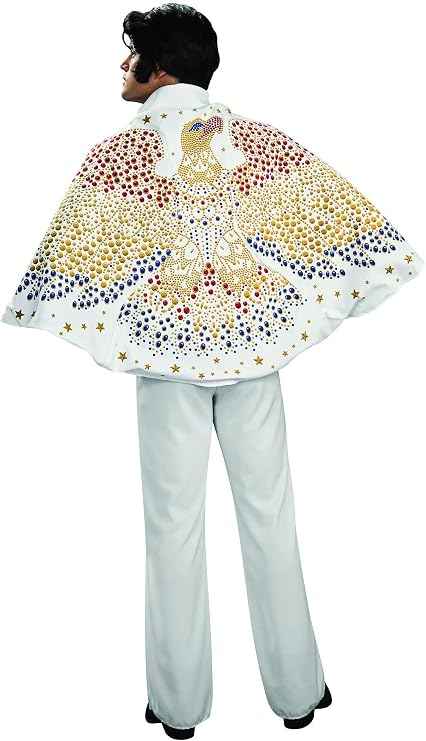 Rubies at Party City Elvis Presley: Elvis Presley Cape for Adults, Men's Costume