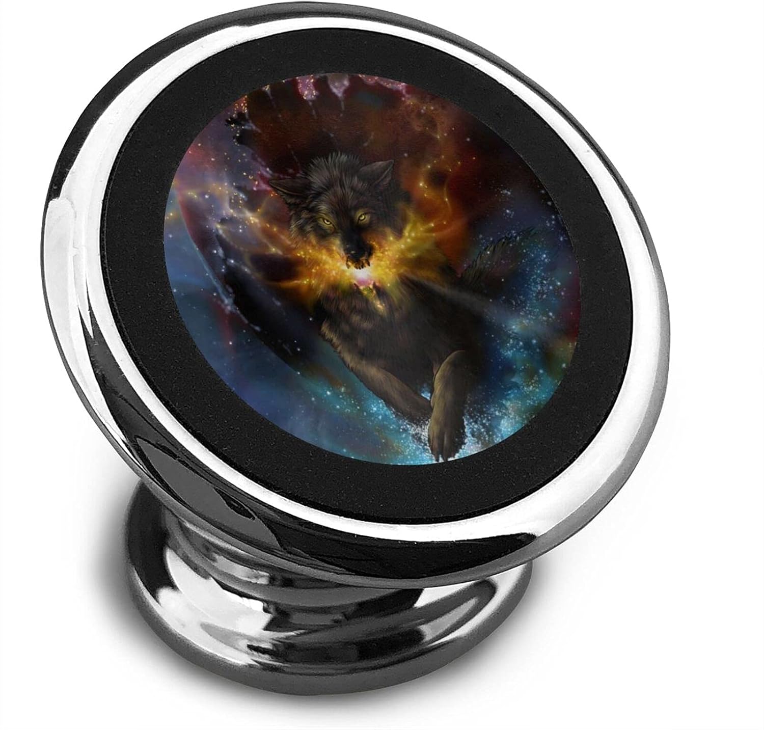 360¡ã Rotation Magnetic Car Phone Mount Universal Magnetic Phone Car Mount for Most Smart Phone Gray