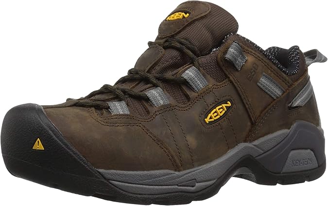 KEEN Utility Men's Detroit XT ESD Low Height Leather Steel Toe Work Shoes