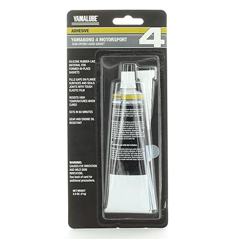 Yamaha Original OEM Yamalube Yamabond 4 Silicone Based Liquid Gasket Yamaha Part# Acc-YAMAB-ON-D4 - (1) 2.5 oz Tube