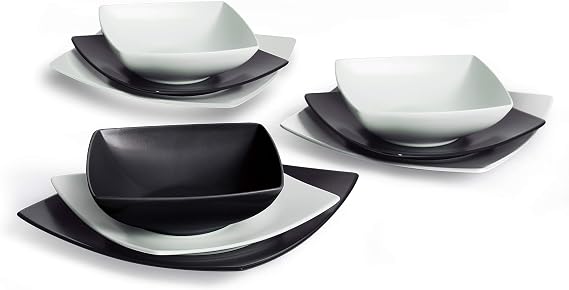 Brunch Time Bianco/Nero Effetto Mat