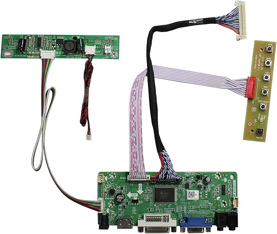 VSDISPLAY DVI VGA Audio Controller Kit Fit for DV170YGM-N10 DV170YGZ-N10
