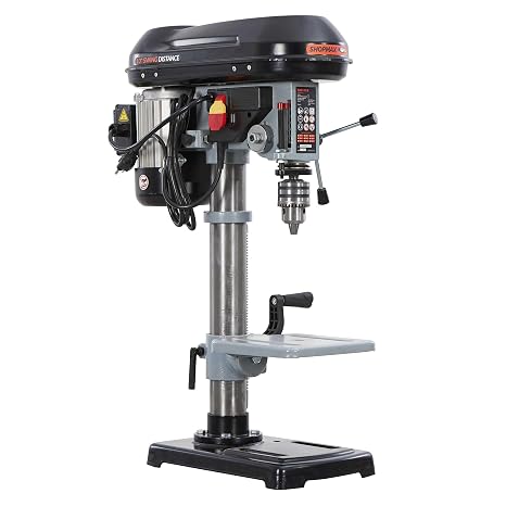 SHOPMAX 10 inch 9 adjustable speeds 5 Amp Benchtop Drill Press