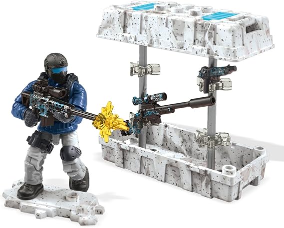 Mega Construx Call of Duty Care Package Blue Building Set