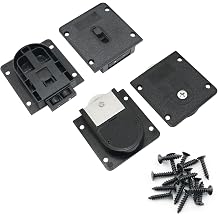 2Sets Black Plastic Sliding Cabinet Door Hardware Furniture Nylon Wardrobe Sliding Door Roller Sliding Door Pulley Set for Wardrobe Cabinet Closet