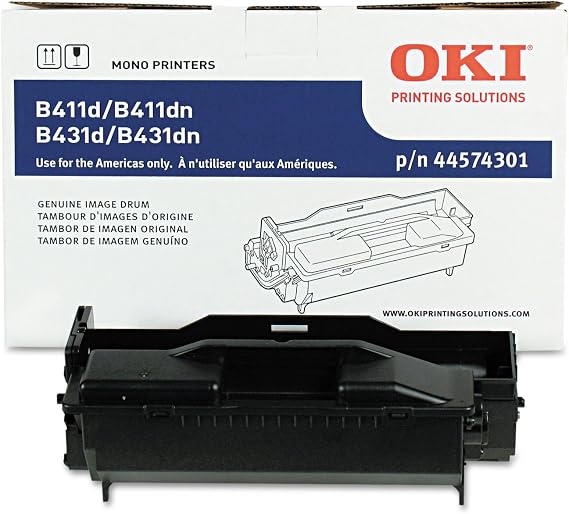 OKI 44574301 44574301 Drum, 30,000 Page-Yield, Black