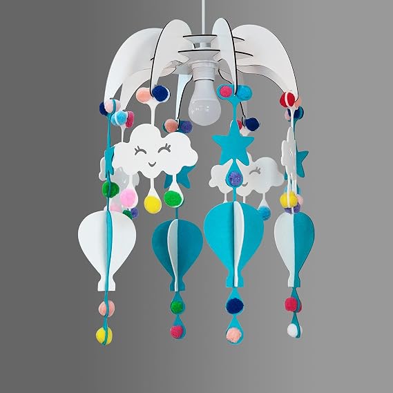 Design OTTO Dream Bebek Odası Çocuk Odası Avize (Mavi)