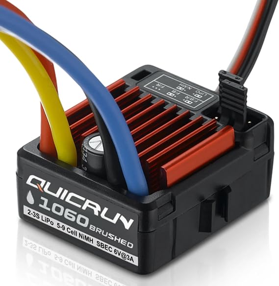 HOBBYWING Quicrun 1060 Brushed Esc Sbec T Plug 2-3s
