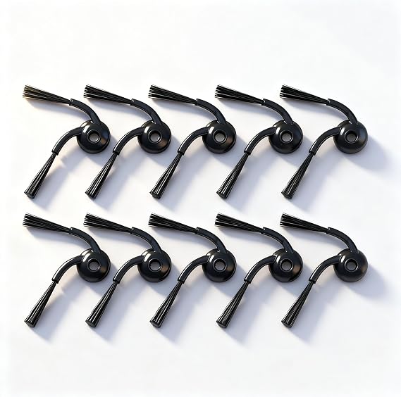 Zero-Tangling Replacement Side Brushes Compatible with iRobot Roomba i & j & e Series Edge-Sweeping Brushes Vacuum Cleaner Accessories for i1+/i2+/i3+/i4+/i5+/i6+/i7+/i8+/j6+/j7+/j8+/e5/e6 10-Pack