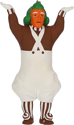 Hallmark Keepsake Christmas Ornament 2019 Year Dated, Willy Wonka and The Chocolate Factory Oompa-Loompa