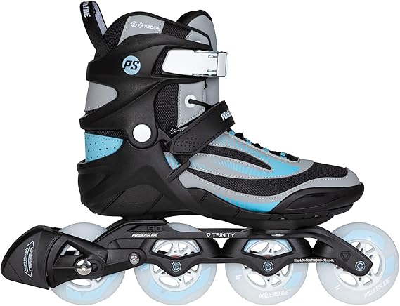 Powerslide PS Phuzion Radon 84 Skates Slate Grey Women's 6.5 (37)
