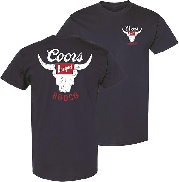 Coors Banquet Rodeo Navy Blue Colorway T-Shirt