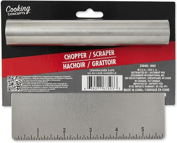Cooking Concepts Stainless-Steel Chopper/Scraper