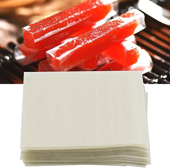 Nougat Paper - 500Pcs Wafer Paper Edible Rice Paper Handmade Candy Wrapping Sheets for Cupcakes Caramel Toffee