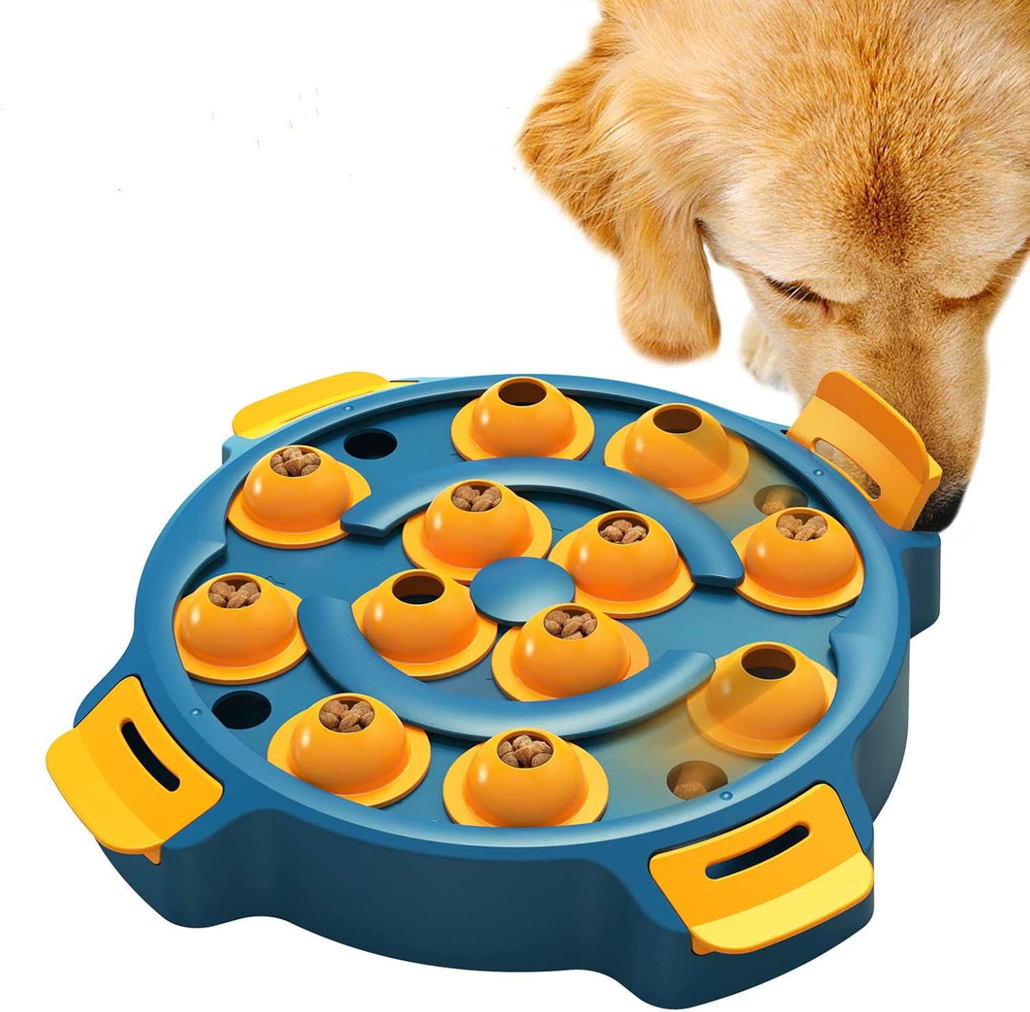 Pet Puzzle Toys,Puppy Treat Food Feeder,Dog Enrichment Toys，Slow Feeder Bowl for Pets,Puppy IQ Training and Mental Enrichment，Interactive Treat Dispensing Dog Enrichment Toys