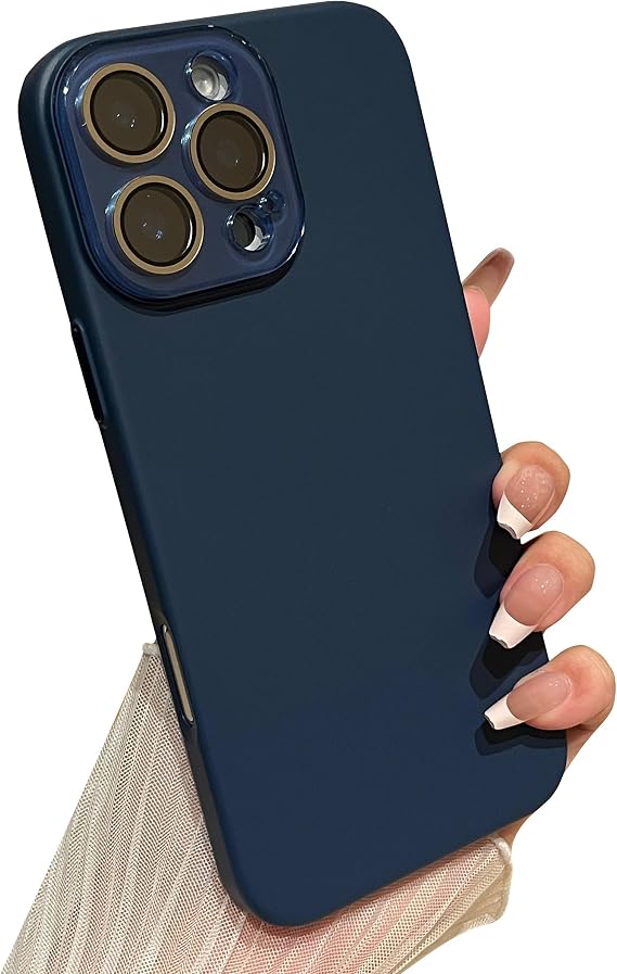Caseative for iPhone 16 Pro Case, Dark Blue