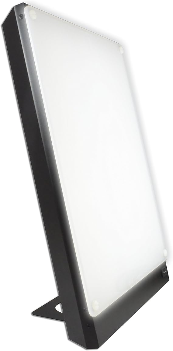 Northern Light Technologies Boxelite - 10000 Lux Light Therapy Lamp - Full Spectrum Lightbox Therapy Light for Natural Mood and Energy Enhancement, Sunlight Desk Lamp, Black