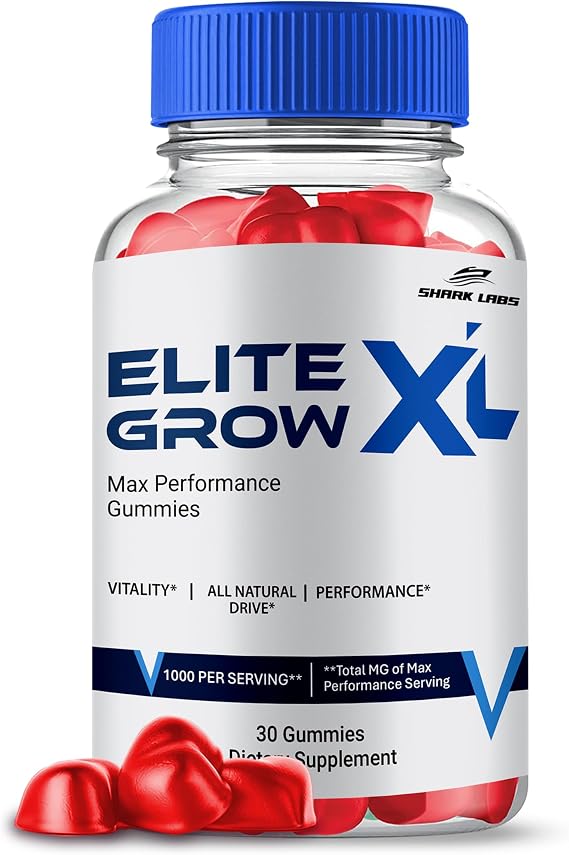 Elite Grow XL Gummies, Maximum Strength Supplement, EliteGrow XL Advanced All Natural Vitamin Gummies (1 Pack)