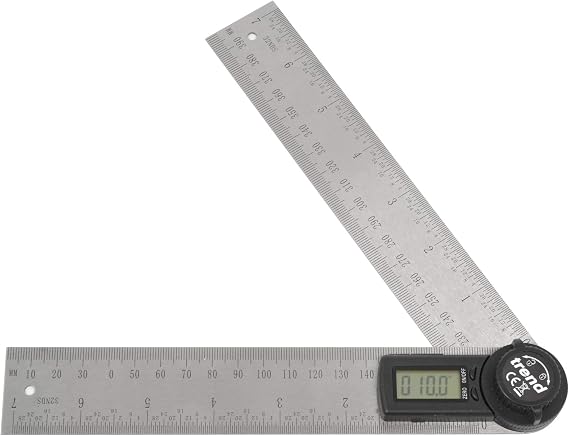 Trend 7 Inch Digital Angle Finder Ruler for Precise Internal and External Angle Measurements, DAR/200