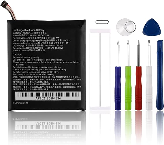 Replacement Battery Compatible with CAT S61 APP00262 with Tools