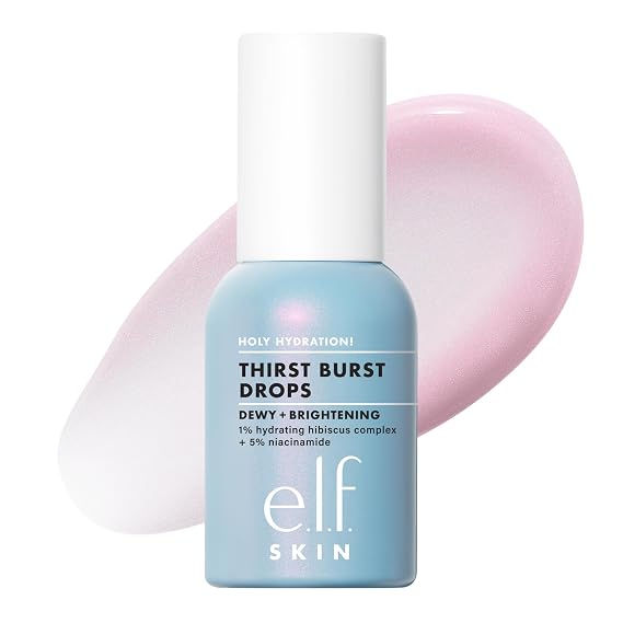 e.l.f. SKIN Holy Hydration! Thirst Burst Drops, Face Serum, 1 oz