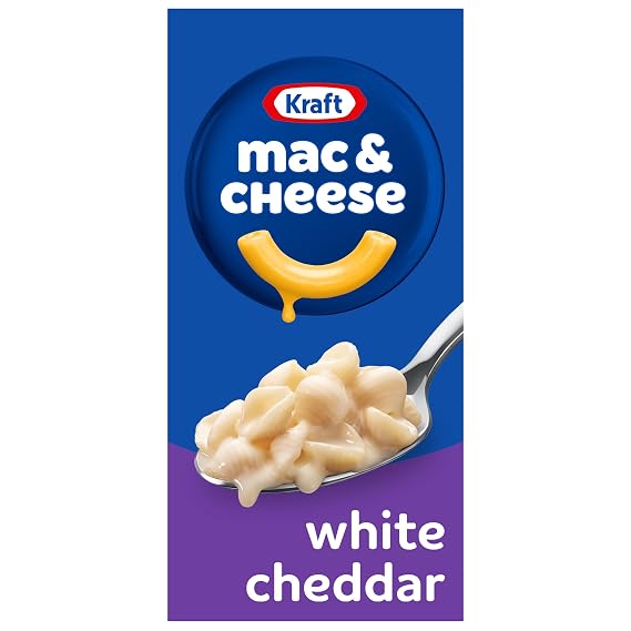 Kraft Mac and Cheese Dinner, White Cheddar Flavor, 7.3 oz