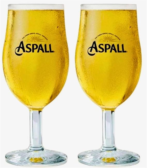 Aspall Suffolk Cider Pint Glass Glasseses 20oz X2 Man Cave