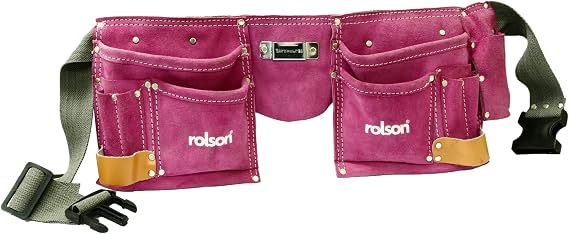 Rolson 68630 Double Leather Tool Pouch