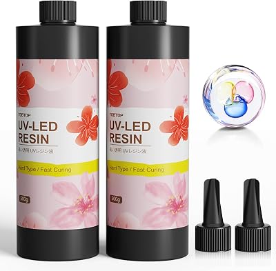 UV Resin 1000g Bulk - Professional Grade Fast Curing UV Epoxy Resin, High Hardness Crystal Clear Formula for Jewelry Making, DIY Crafts, Mold Casting and Protective Coating