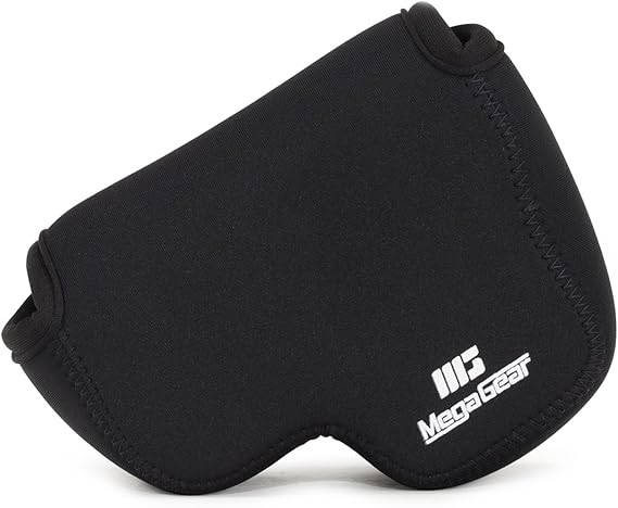 MegaGear ''Ultra Light'' Neoprene Camera Case Bag with Carabiner for Nikon COOLPIX B500 Digital Camera (Black)