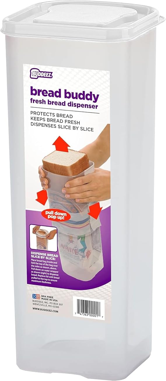 Buddeez Bread Buddy Bread Box Keep Your Loaf Fresh