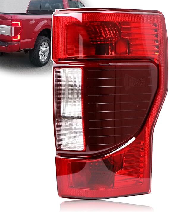 Tail Light W/ Blind Spot for F250 F350 Super Duty 2020 2021 2022 Right Side | Non-LED,Taillight,,Tail Lamp,Brake Signal Assembly,Replace LC3Z13404A LC3Z13404D