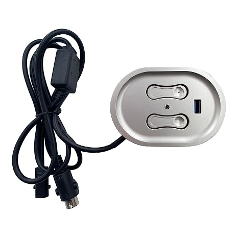 Power Recliner Kaidi KDH240-002 Round 4 Button 5 Pin Switch Hand Control | USB Port, Lift Chair Electric Sofa Hand Controller Replacement