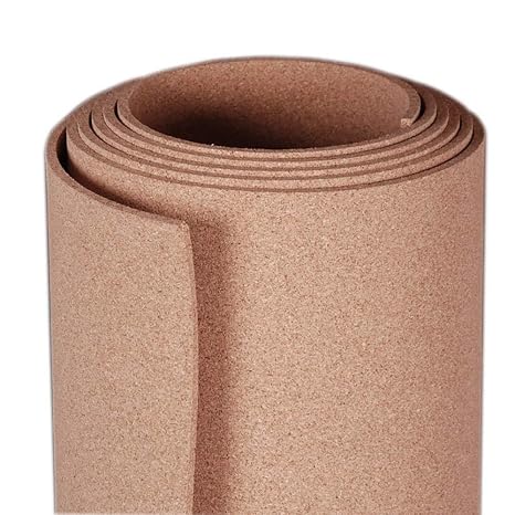 Manton Cork Premium Cork Roll - 3' x 12' x 1/4", 100% Natural Facing Grade Material for Bulletin Boards, Decorative Photo and Message Push Pin Displays - Perfect for Home, School, and Office