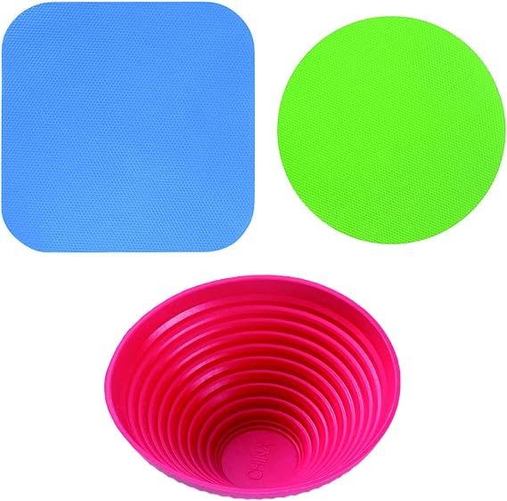 3 PCS Jar Gripper Reusable Rubber Jar Opener Multi-Purpose Jar Grips Bottle Jar lid Opener Lid Opener for Jars and Bottles Fit for Most Bottles Jar Opener Gripper for Weak Hands