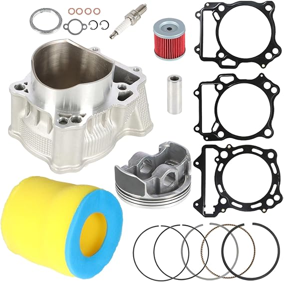 Silscvtt Cylinder Piston Gasket Top End Kit Replacement for Suzuki LTZ400 | 2003-2014 Replacement for Suzuki DR-Z400 2000-2015 Replacement for Kawasaki KFX400 2003-2006