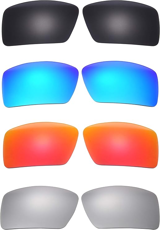 4 Pairs Polarized Replacement Lenses for Oakley Eyepatch 2 Sunglasses