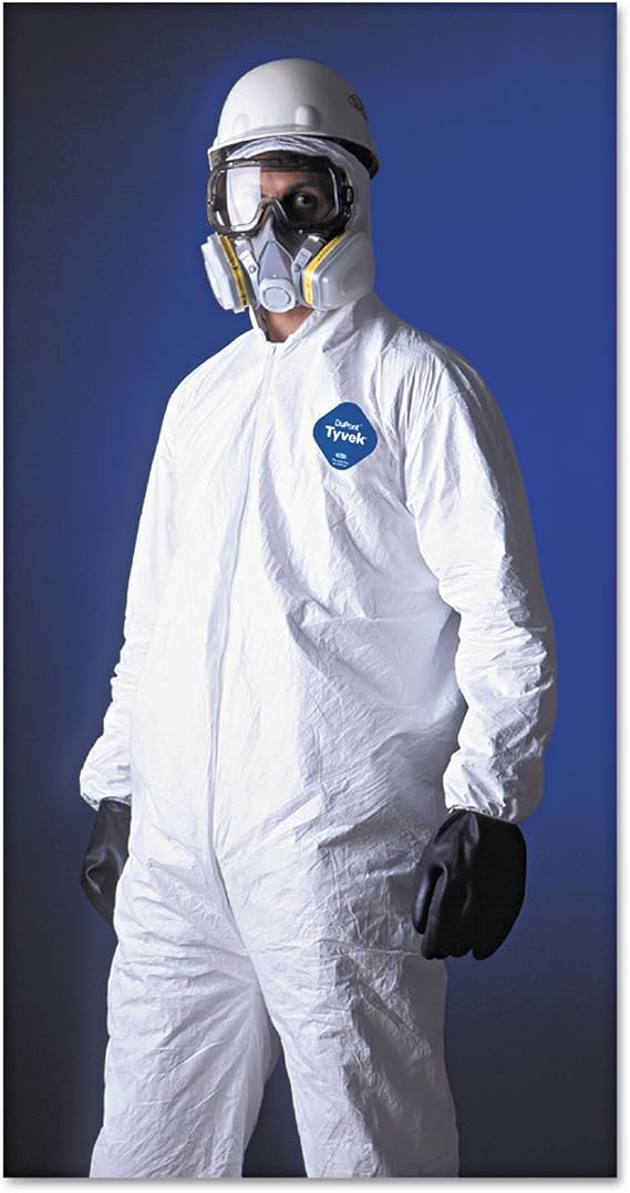 DuPont Tyvek 400 Hooded Coveralls with Elastic Wrists & Ankles