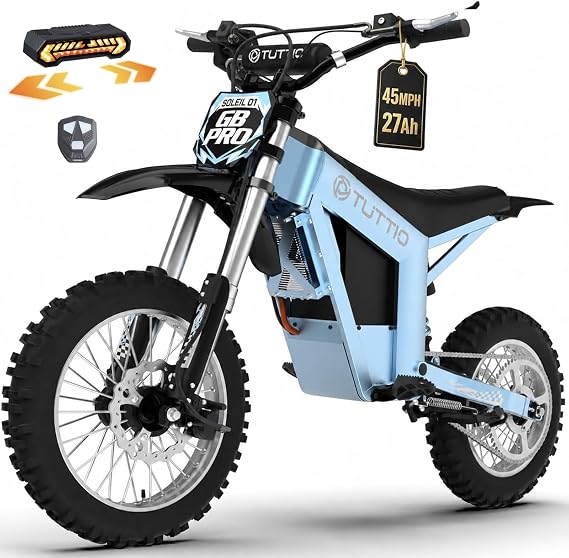 Tuttio Soleil01 GB PRO Electric Dirt Bike for Teens & Adults 45MPH 75Miles