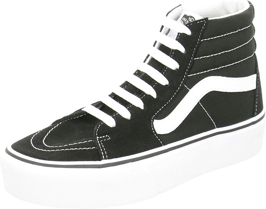 Vans Unisex Vn0a3tkn6bt1-070 Sneaker, Black White, 6 UK