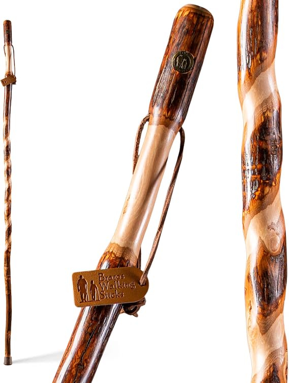 Brazos Rustic Wood Walking Stick