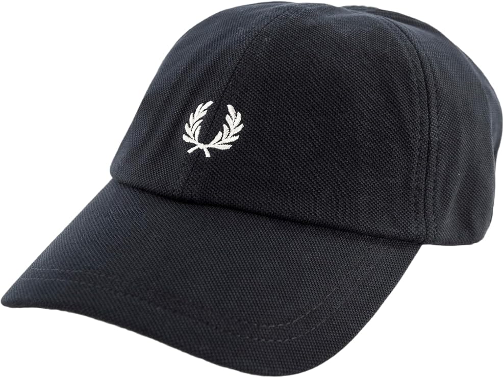 Fred Perry Men's Pique Classic Cap Navy/Snow White