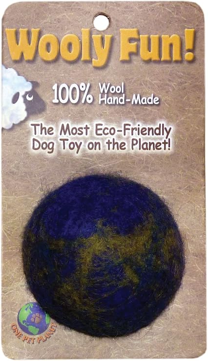 86003 2-Inch Wooly Fun Ball Dog Toy