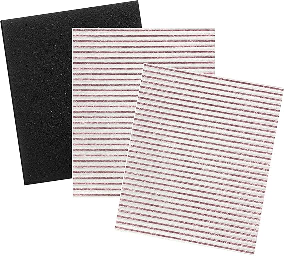 3 Pcs Cut-to-Size Cooker Hood Filter Kit, 57 x 47cm