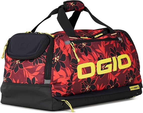 OGIO Fitness 35L Duffel Bag (Red Flower Party)